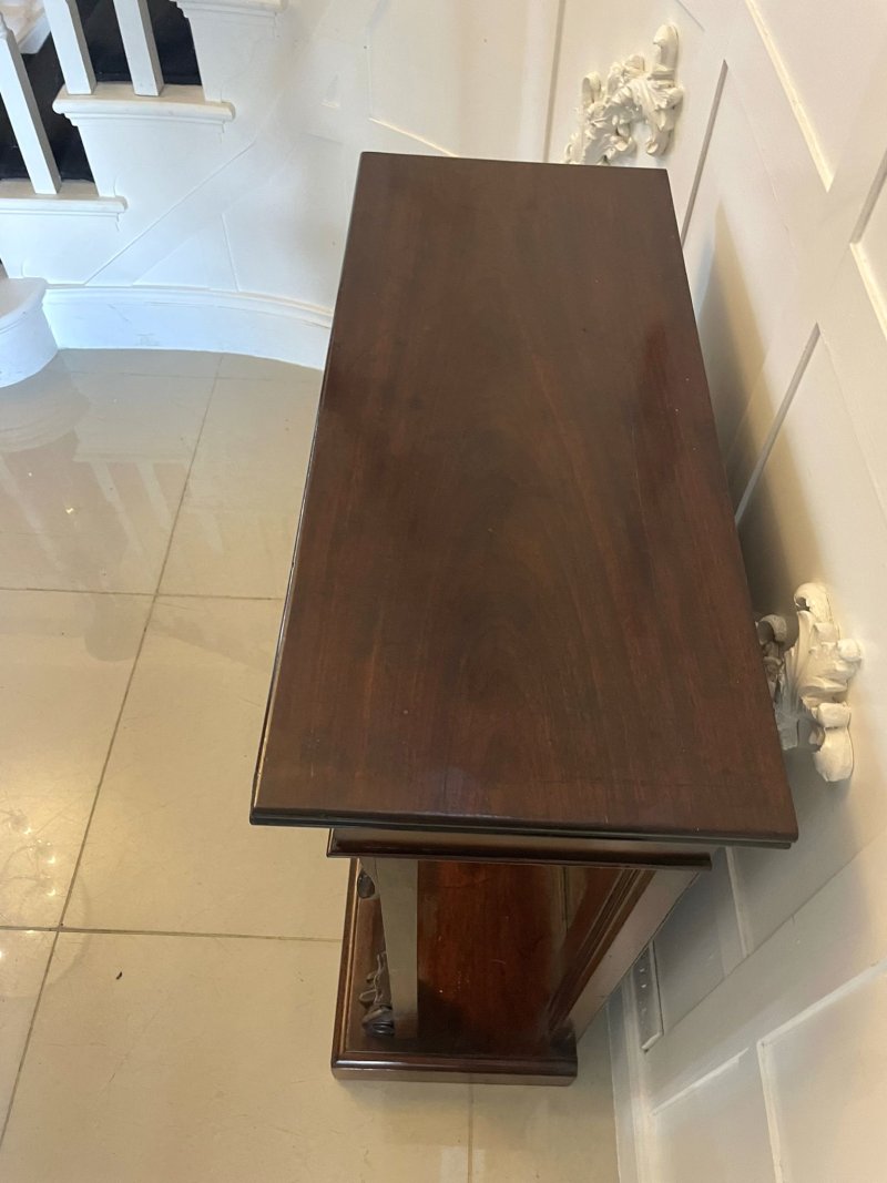 Fine Pair of Antique William IV Quality Mahogany Console Tables - Image 5